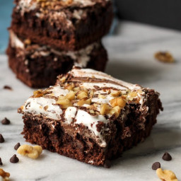 Super Quick and Easy Rocky Road Brownies