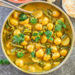 Super Simple Green Bean & Potato Curry
