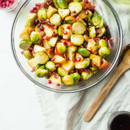 Superfood Roasted Brussels Sprouts with Bacon