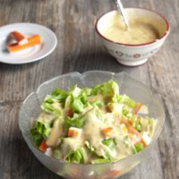 Surimi Salad with Curry Mayo Dressing