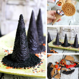 Surprise Inside Halloween Witch Hats : Edible Treat Boxes