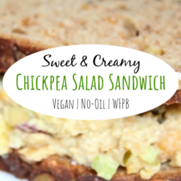 Sweet & Creamy Chickpea Salad Sandwich Recipe
