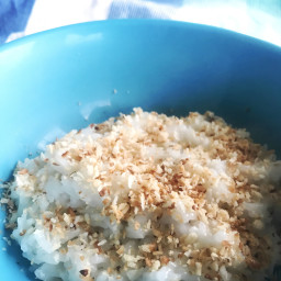 Sweet and Salty Coconut Rice
