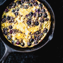 Sweet and Savory Blueberry Omelet Recipe