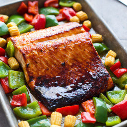 Sweet and Sour Baked Salmon