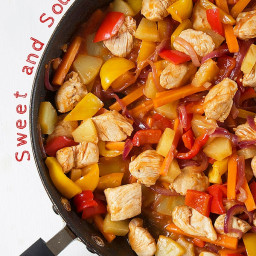 Sweet and Sour Chicken (no refined sugars)