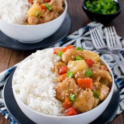 Sweet and Sour Crockpot Chicken