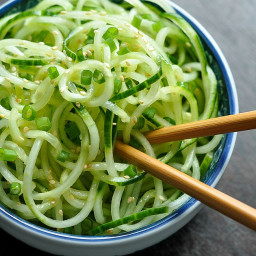 Sweet and Sour Cucumber Noodles
