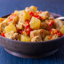 Sweet and Sour Curry Chicken for Slow Cooker