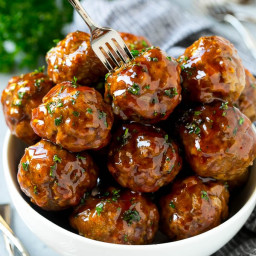 Sweet and Sour Meatballs (Slow Cooker)