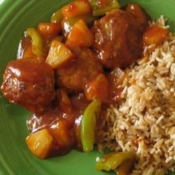 Sweet and Sour Pork Patties