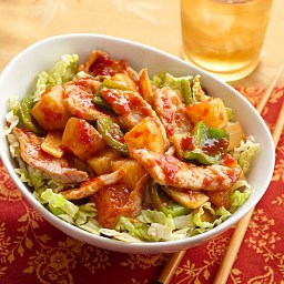 Sweet and Sour Pork with Cabbage