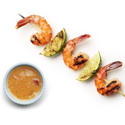 Sweet-and-Sour Shrimp Kebabs