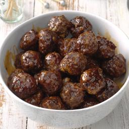 Sweet and Spicy Air Fryer Meatballs