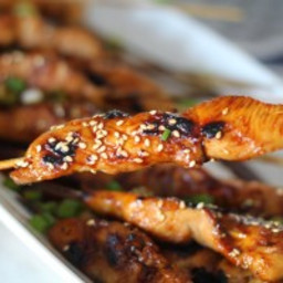 Sweet and Spicy Asian Chicken Skewers