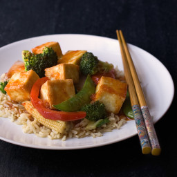 Sweet and Spicy Asian Tofu