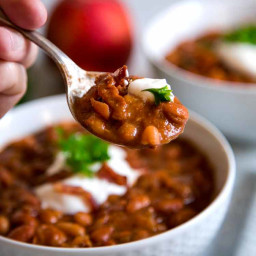 Sweet and Spicy Baked Beans
