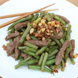 Sweet and Spicy Beef and Green Beans