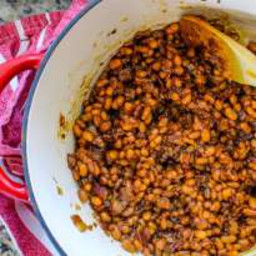 Sweet and Spicy Brown Sugar Baked Beans