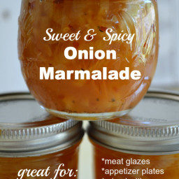 Sweet and Spicy Canned Onion Marmalade