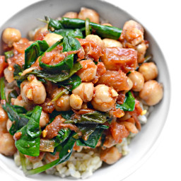 Sweet and Spicy Chickpeas