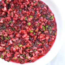 Sweet and Spicy Cranberry Salsa