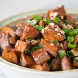 Sweet and Spicy Glazed Sweet Potatoes