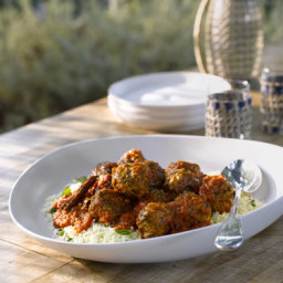 Sweet and Spicy Greek Meatballs