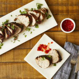 Sweet and Spicy Grilled Pork Tenderloin