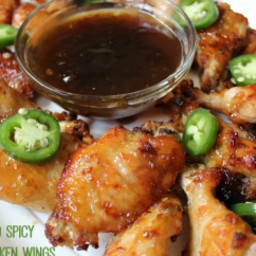 Sweet and Spicy Jalapeño Chicken Wings