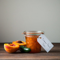 Sweet and Spicy Jalapeno Peach Jam