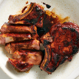 Sweet and Spicy Pan-Seared Pork Chops