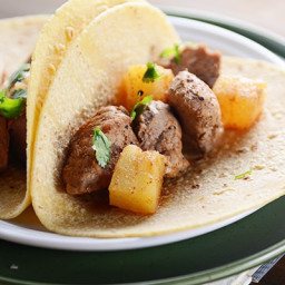 Sweet and Spicy Pork and Pineapple Tacos