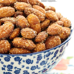 Sweet and Spicy Roasted Almonds