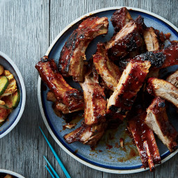 Sweet-and-Spicy Spareribs with Korean Barbecue Sauce