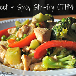 Sweet and Spicy Stir-fry  (THM: E, low-fat)