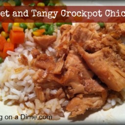Sweet and Tangy Crockpot Chicken