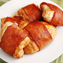 Sweet Bacon Wrapped Chicken Breasts