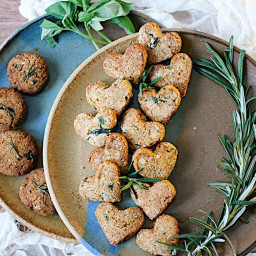 Sweet Basil and Rosemary Cookies (Paleo Holiday Recipe)