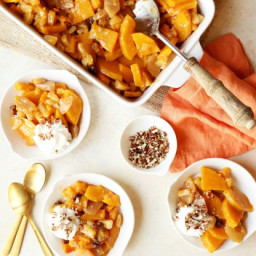 Sweet Butternut Squash With Apples