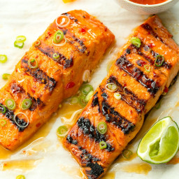 Sweet Chili-Lime Grilled Salmon