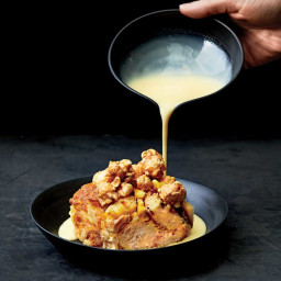 Sweet Corn and Bourbon Bread Pudding