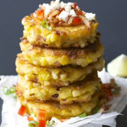 Sweet Corn and Green Chili Fritters