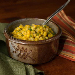 Sweet Corn with Anaheim Peppers