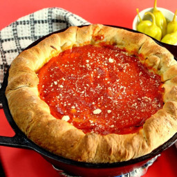 Sweet Home Chicago Style Deep Dish Pizza
