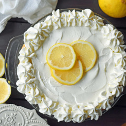 Sweet Lemon Sour Cream Pie