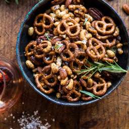 Sweet 'n' Savory Roasted Nuts and Pretzels
