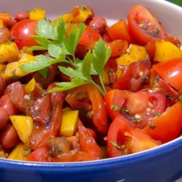 Sweet Pepper Balsamic Bean Salad Recipe
