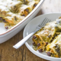 Sweet Potato and Black Bean Enchiladas
