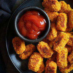 Sweet Potato and Carrot “Tots”